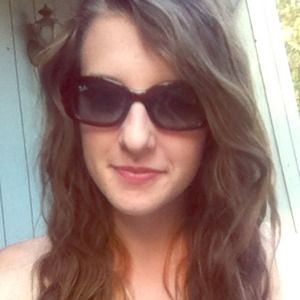Red Ray Ban sunglasses