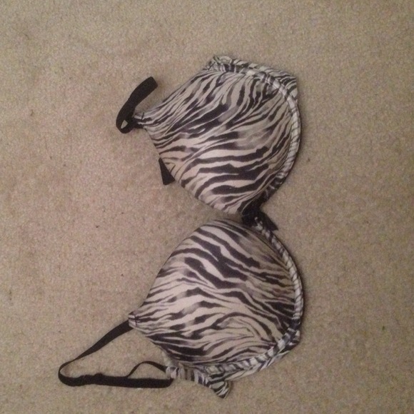 Aerie 36D gel push up zebra bra