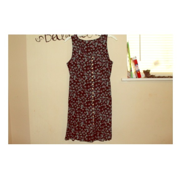 Vintage floral skater dress