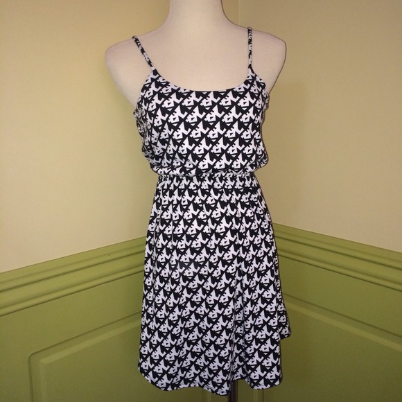 Hipster Print Summer Dress