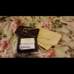 Monogram key Cles with pouch