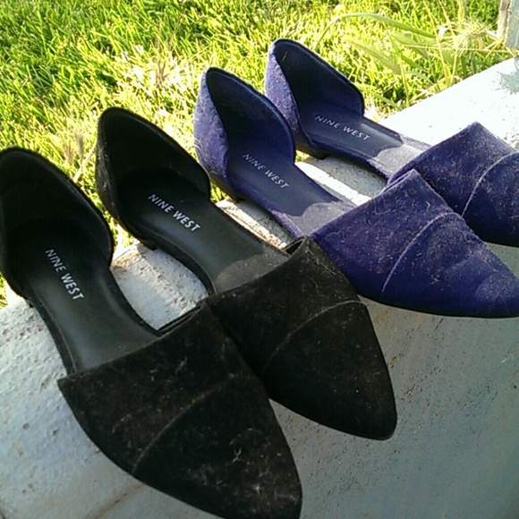 Nine West flats (blue available)