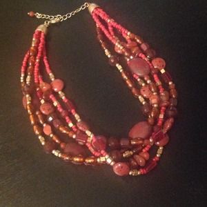 Lia Sophia multi-strand necklace.