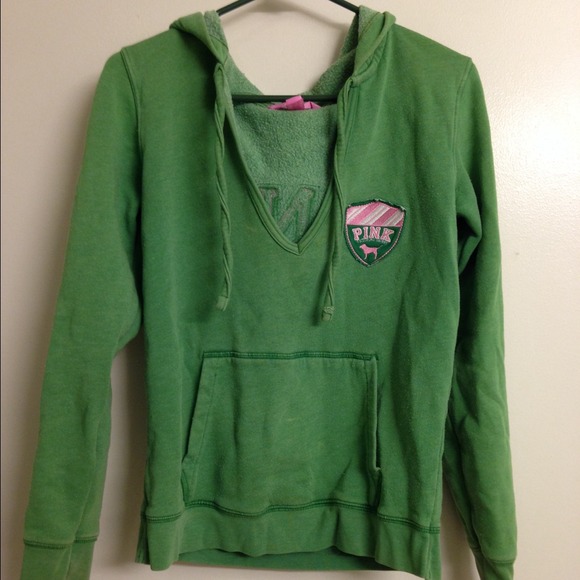 Green Victoria Secret Hoodie