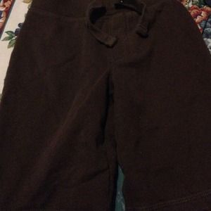 Brown sweat shorts size 5t