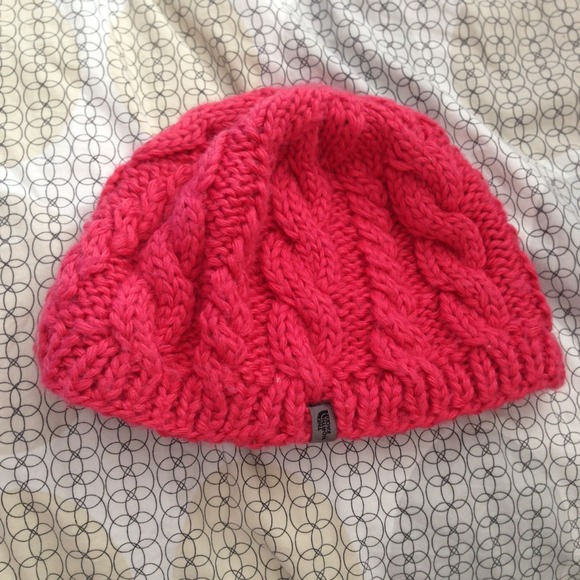 Pink knit Beanie