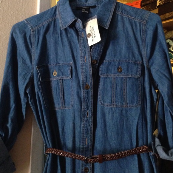 Denim dress