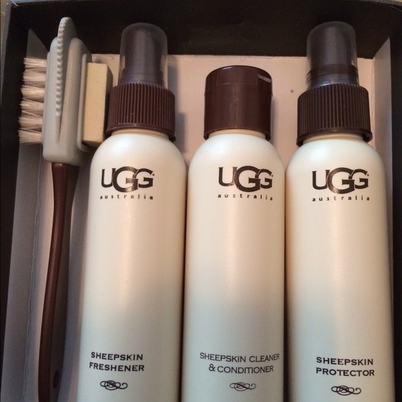 Ugg sheepskin cleaner/protector kit.