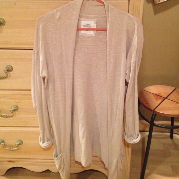 Tan cardigan