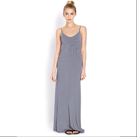 Forever 21 // striped maxi dress