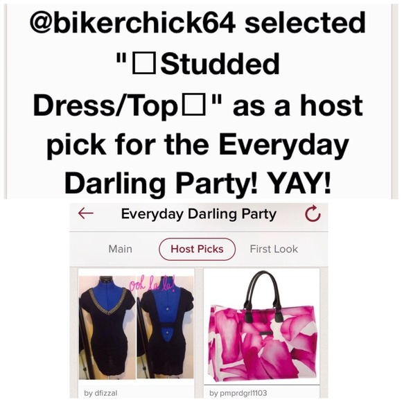 🎉Host Pick 5/21🎉 Studded Dress/Top🌟 - Picture 4 of 4
