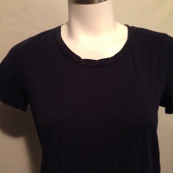 J Crew Navy Crew Everyday T-shirt - Picture 2 of 3