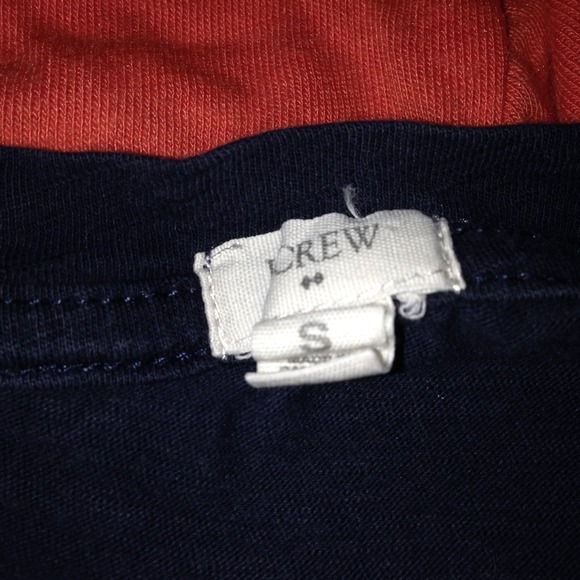 J Crew Navy Crew Everyday T-shirt - Picture 3 of 3