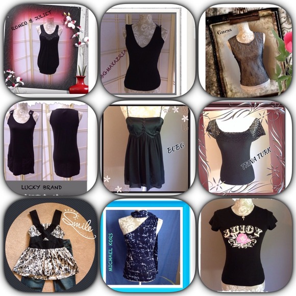 Romeo & Juliet Tops - #238 HELD FOR @shelas 🌺ROMEO & JULIET BLACK TUNIC