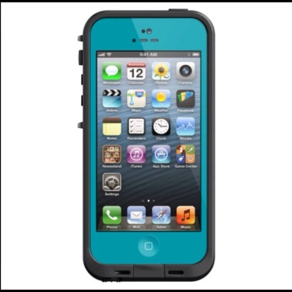 Iphone5 blue lifeproof case