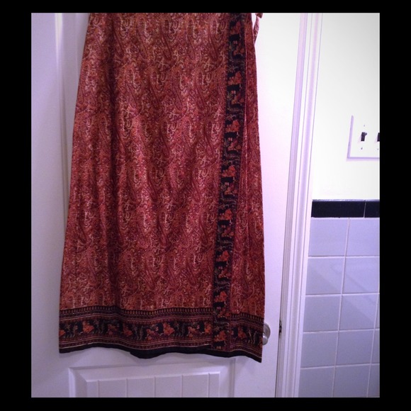 Beautiful long wrap around skirt- very lightweight