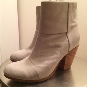 Rag and bone newbury boot in ivory leather