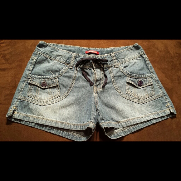 Denim shorts