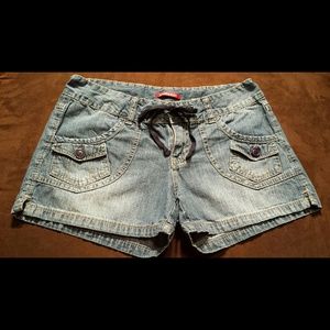 Denim shorts