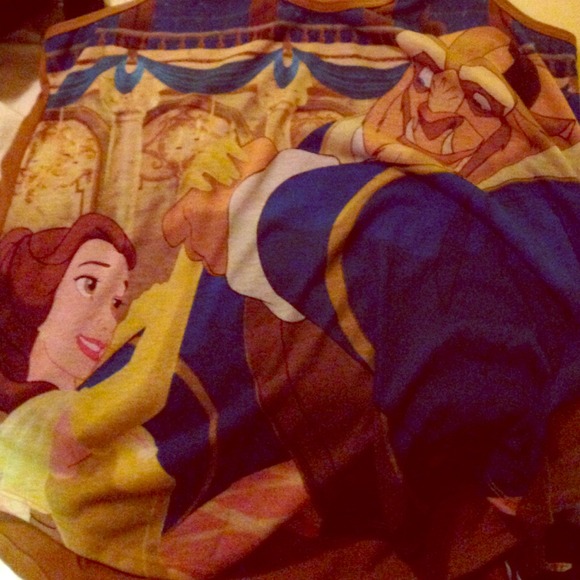 Disney belle Beauty and the beast tank top