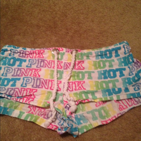 VS PINK PJ shorts.