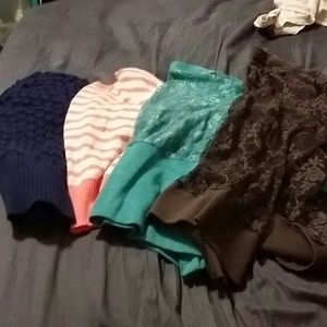 4 button half cardigans