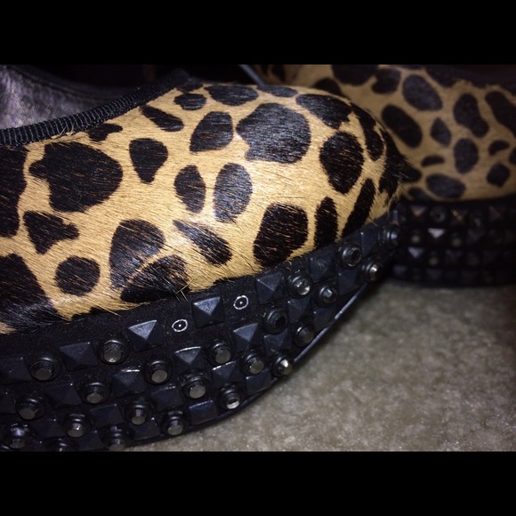 Platform leopard print Sam Edelman heels - Picture 4 of 4