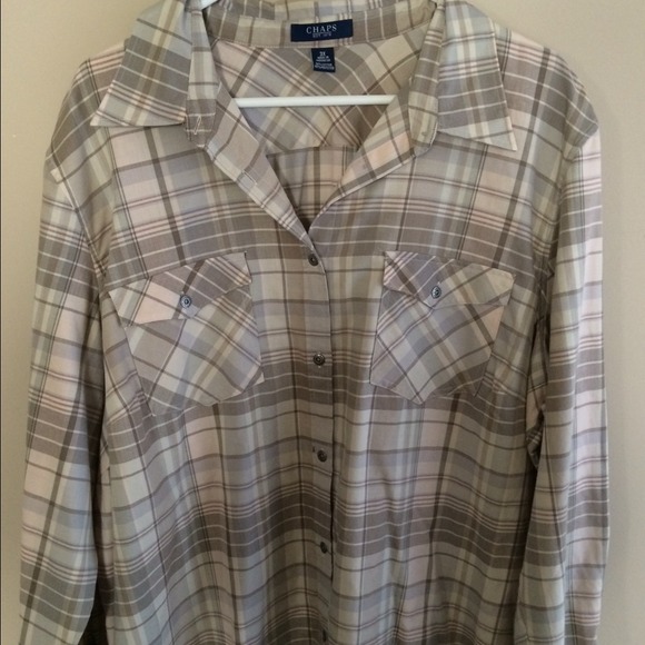 Chaps Plus Size Women's Button Shirt -- size 3X