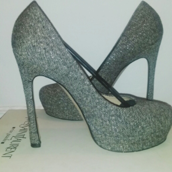 YSL Tweed Palias Pumps