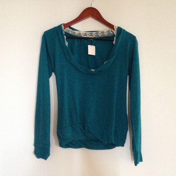 Teal sweater