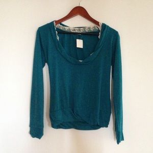 Teal sweater