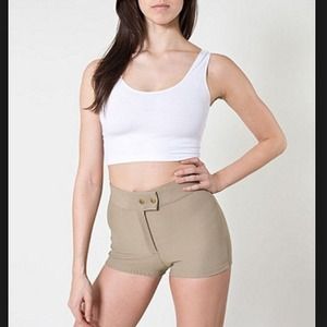 American Apparel Riding Shorts in Taupe !