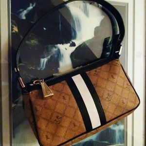 L.A.M.B. BY GWEN STEFANI MINI LOGO HANDBAG