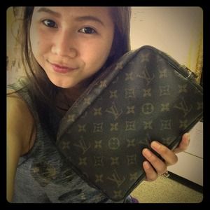 Large Make up bag authentic Louis Vuitton