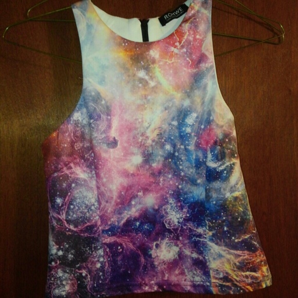 Tops - Galaxy Crop Top