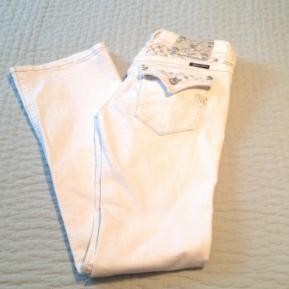 White Miss Me Jeans!