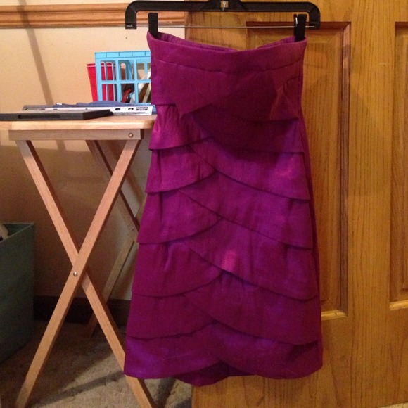 Purple cocktail dress