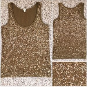Jcrew sequin tank in perfect condition.