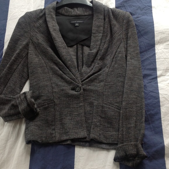 Banana Republic herringbone lightweight blazer