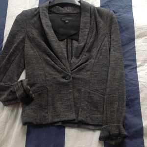 Banana Republic herringbone lightweight blazer