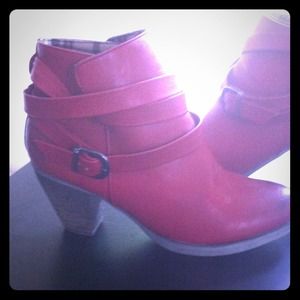 Red booties
