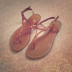 Lucky Brand chestnut sandals