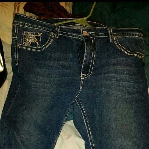 Denim diamond back jeans