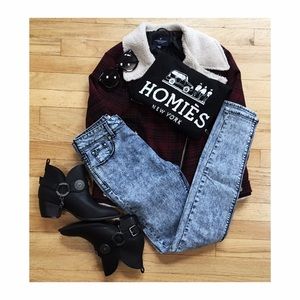 High Rise Poison Acid Jeggings