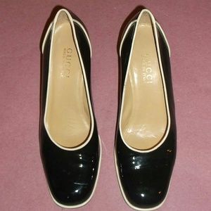Vintage Authentic Colorblock Classic Pumps Shoes