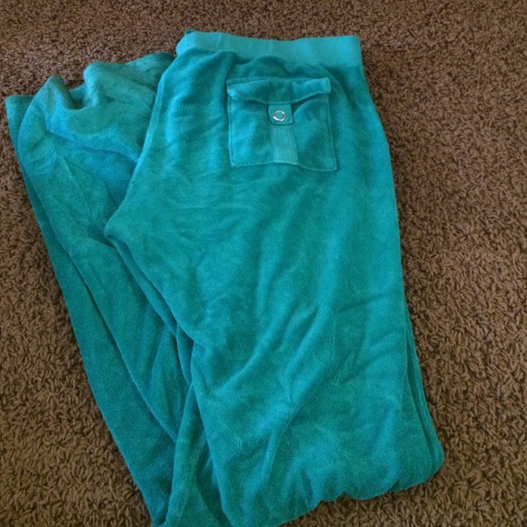 Juicy couture sweatpants xl green
