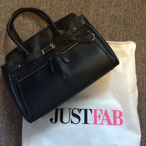 JustFab black tote-NEW