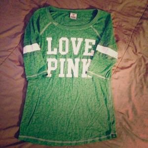 Pink varsity shirt