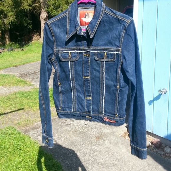 🌈[ Fiorucci ] Embellished Denim Jacket - Picture 3 of 11