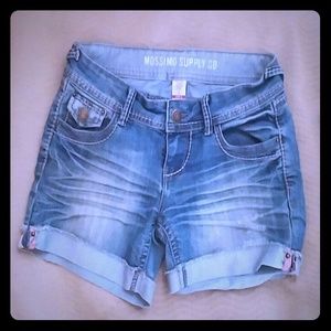 denim shorts